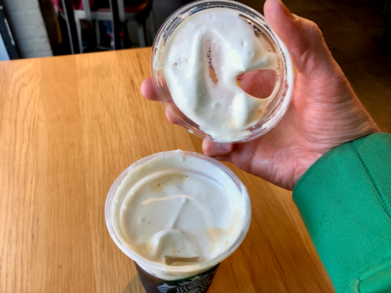 That’s some sticky foam.